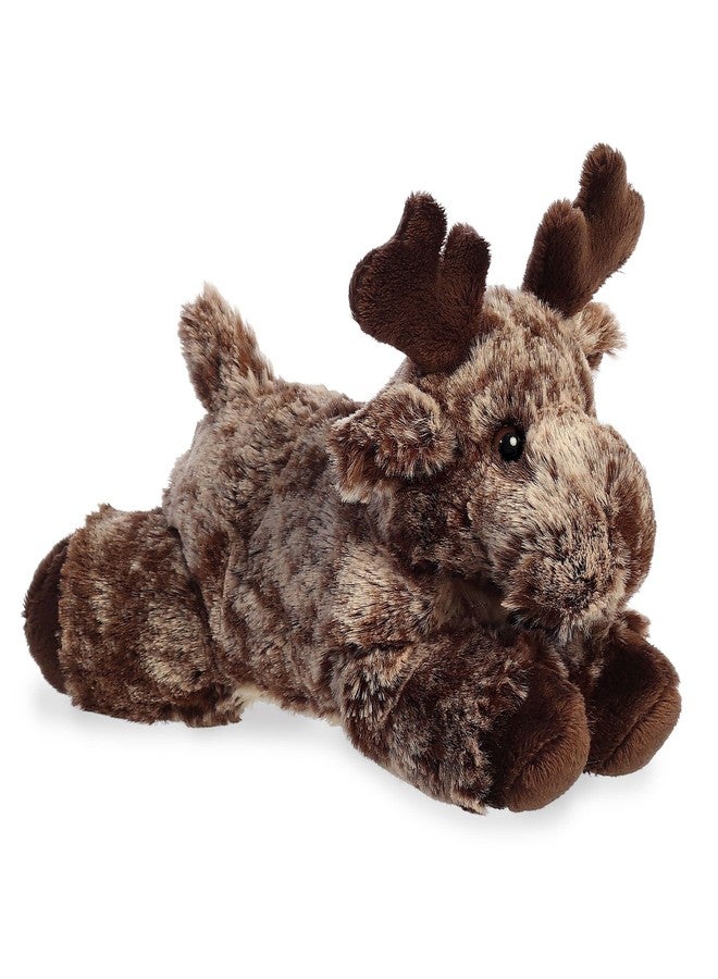 Aurora® Adorable Mini Flopsie™ Maia Moose™ Stuffed Animal - Mini Companions Ready for Playful Adventures - for Kids All Ages, Toddlers, Adults, and Families - Brown 8 Inches - Image 1